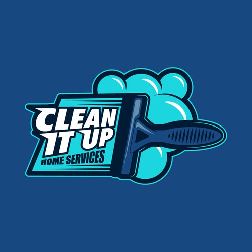 Bold eye catching logo for cleaning business-ontwerp door Carlos Arriaga