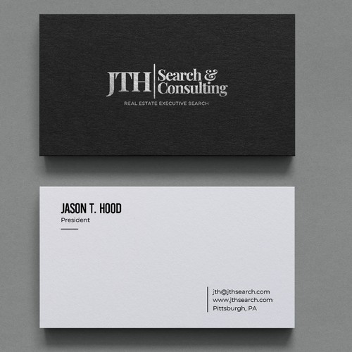 Design Business Card Design for Executive Search Firm por Xclusive16