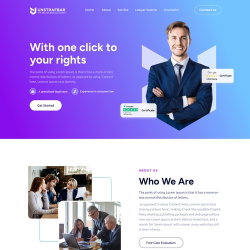 Web page design contest entry by monodeepsamanta