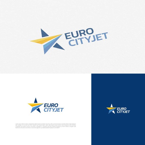 Logo for a new small eurpean airline Design by Born Design Studio