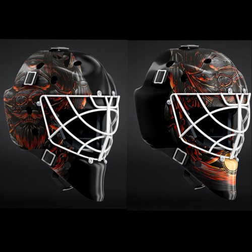 Download Blank Canvas Goalie Mask Illustration Or Graphics Contest 99designs