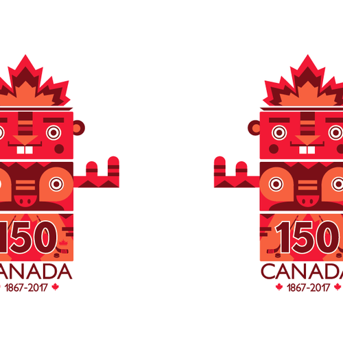 Community contest: Design Canada’s 150th birthday logo! Diseño de Chocla