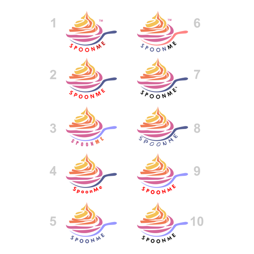 Create a trendy logo for a new Frozen yogurt shop! Spoon Me Yogurt Design by fuad77