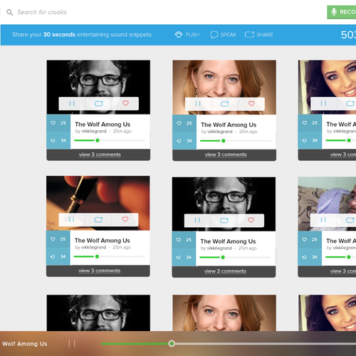 Design the next big Social Media platform for Croak.it! Design von igodzp