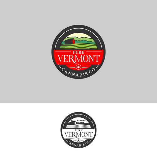 Cannabis Company Logo - Vermont, Organic Ontwerp door raminihesu