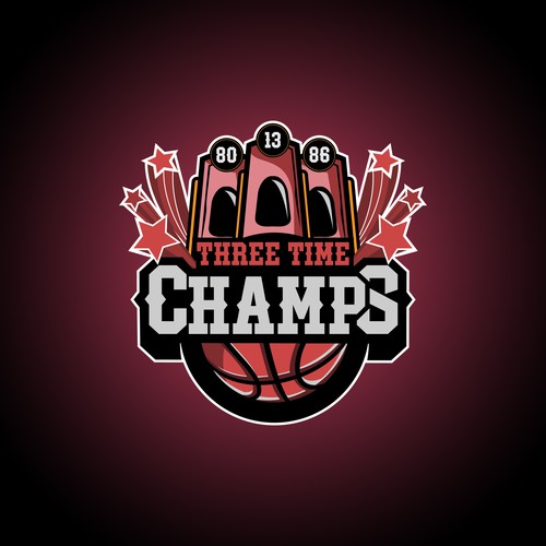 Basketball Logo for Team 'Three-Time Champs' - Your Winning Logo Featured on Major Sports Network Design by TR photografix