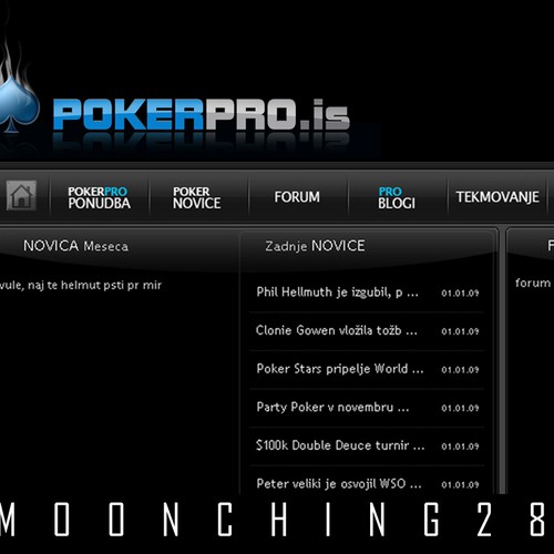 Poker Pro logo design Design by moonchinks28