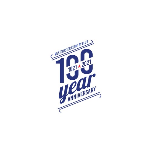 Design Centennial Anniversary Logo di alediba