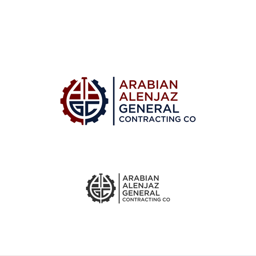 “Modern Industrial Logo for AAGC – Construction & Contracting Company” Design by Log_In