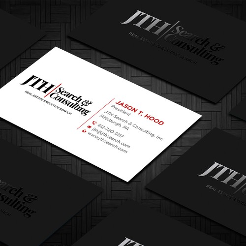 Business Card Design for Executive Search Firm Design by Taaiebah