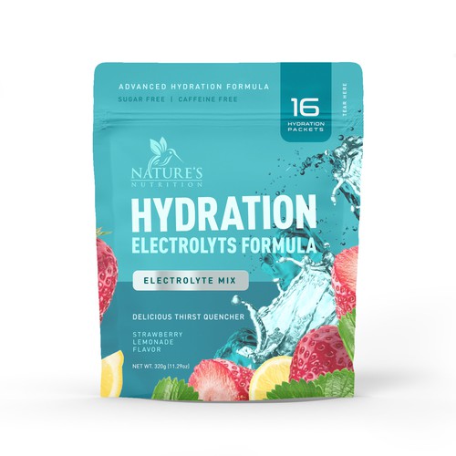 Refreshing Hydration Electrolytes Design Needed for Nature's Nutrition Design by a x i o m a ™