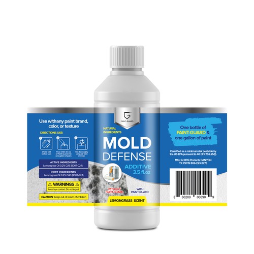 Paint Additive Label Redesigned for Store Shelves Design by creationMB