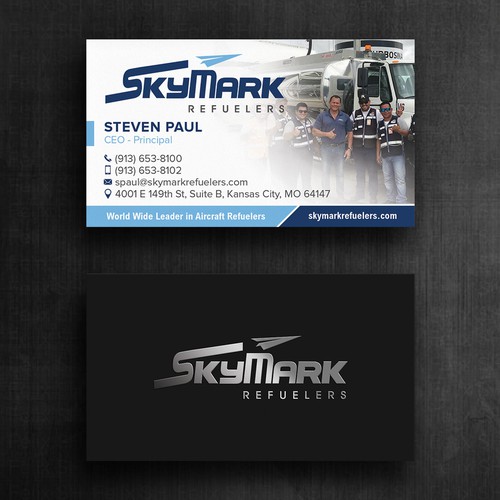 Need business card redesign for Aircraft Truck Fueling company Design by Felix SH