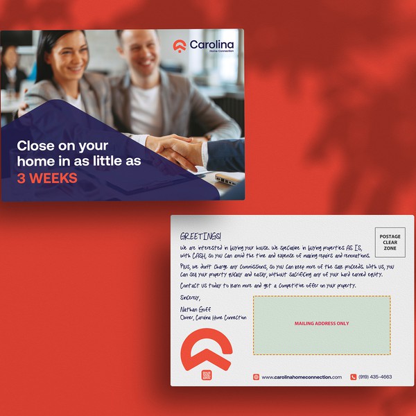 Carolina Home Connection Postcard