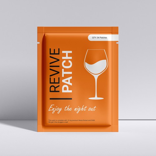 Powerful new packaging design for a hangover/wellness patches with sleek  design that stands out, Product packaging contest