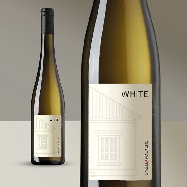 Minimalist wine label