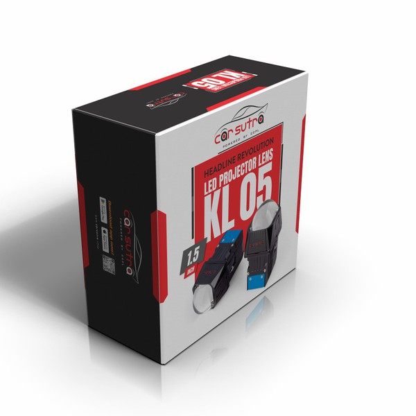 Car projector light packaging design