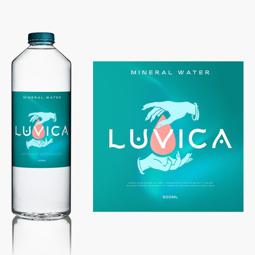 Label design for [beauty mineral water] for women Design by susubayramm (insta)