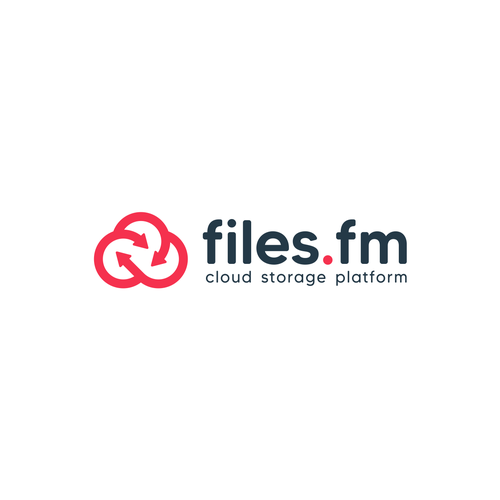 Files.fm logo and brand refresh for cloud storage platform Design by Diaveo