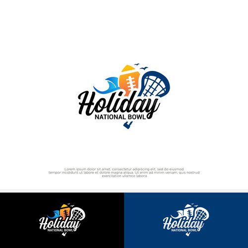 Holiday Bowl Logo Design by rzaltf