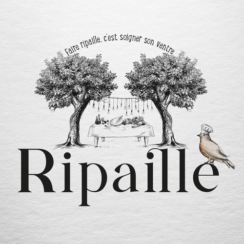 Design vincitore del contest "Création du logo des bons vivants"