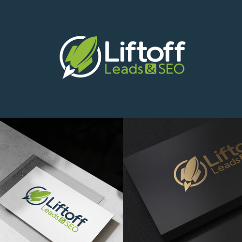 Logo and branding package: Liftoff Leads & SEO Design by InTuos Pro