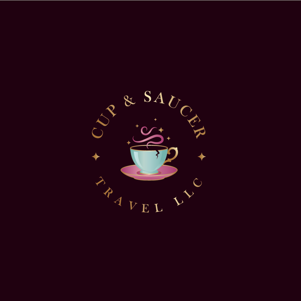Cup & Saucer logo design 