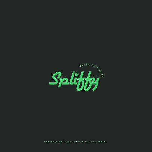Cannabis Delivery Service in Los Angeles (Spliffy) Design by G  o  w  ã  n ™