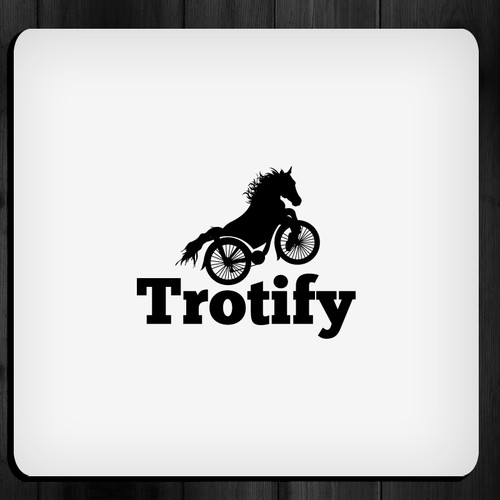 TROTIFY needs an awesome bicycle horse logo! Diseño de Sssilent