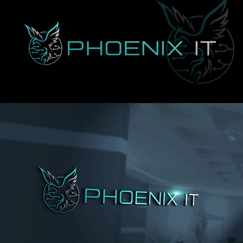 Business logo for consulting company Phoenix IT Design by jialing001