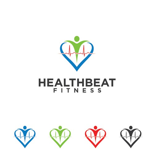 コンペ「Heart Health and Fitness Logo - A quick easy contest to recreate and tweak a design」のデザイン by pianpaoさん 