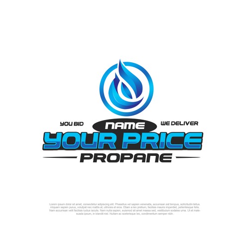we need a design that will grab the eye for ordering propane and propane pricing. Diseño de pixelgrapiks