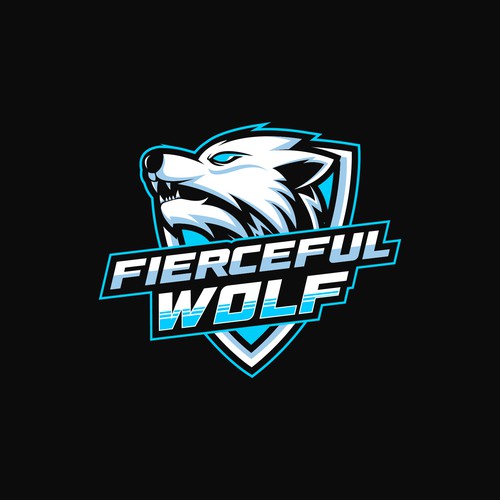 I want a creative and unique Wolf logo for a gaming YouTube channel Design by Lyna✎