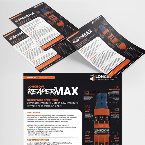 Product Data Sheet Modernization & Case Study Template Design by George08