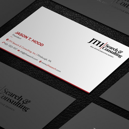 Business Card Design for Executive Search Firm Design by ™SF_Design™