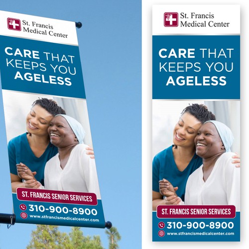 Design a banner that attracts older adults & families to use our specialized senior care & services Design réalisé par icon89GraPhicDeSign