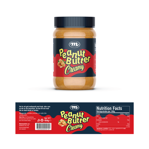 We need a Peanut Butter label that stand out. Design by Rumon79