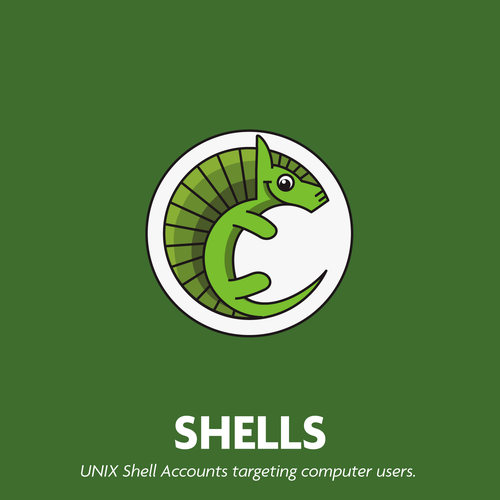 Logo design for UNIX Shell company. Design réalisé par Luc99