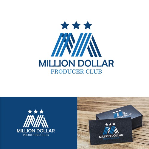 Help Brand our "Million Dollar Producer Club" brand. Design by Jesús Creativo