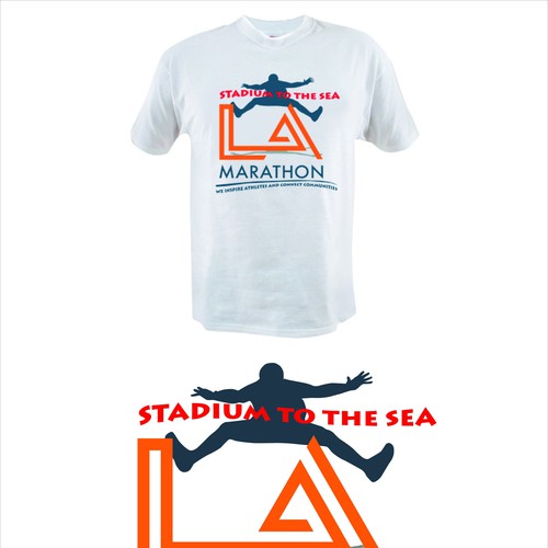LA Marathon Design Competition Design by appleART™