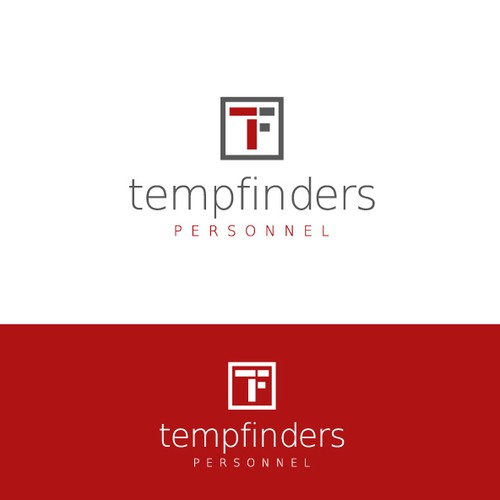 logo for Tempfinders Personnel Design by kimhubdesign