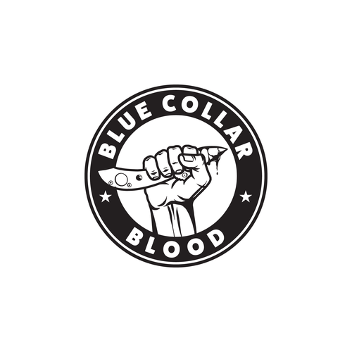 Blue Collar Blood - We need a logo for our hidden belt buckle knifes for blue collar America!! Design by jagokandank