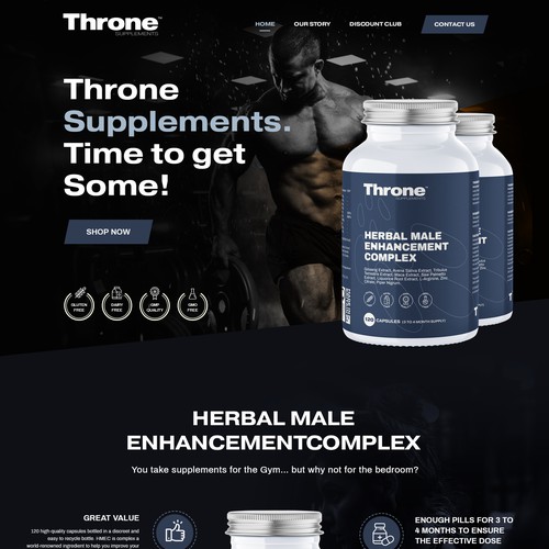 Supplement Website Design by Askdigital