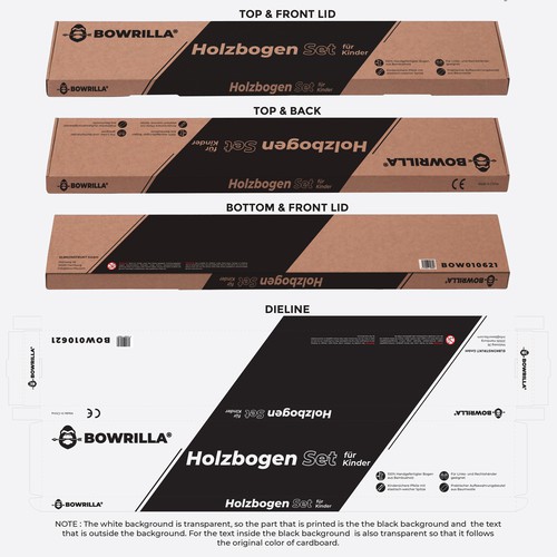 コンペ「Create an unique craft / corrugated paper box packaging design for our new brand BOWRILLA®」のデザイン by Flamengo DigiCraftさん 