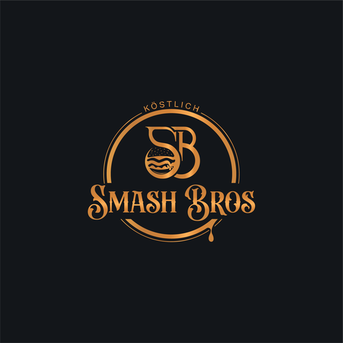 Wir möchten ein Logo mit Wiedererkennungswert für unser Burgerrestaurant Smash Bros Design by Artdityax