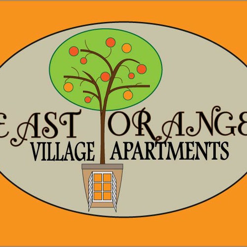 Orange Tree Logo Design by donnaPM