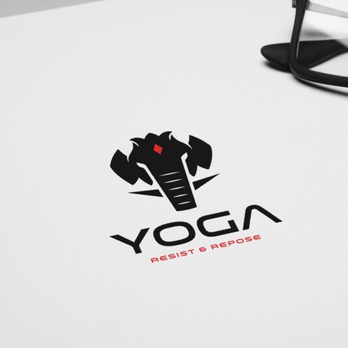 punk-rock elephant logo, for conflict yoga specialists. デザイン by nehel