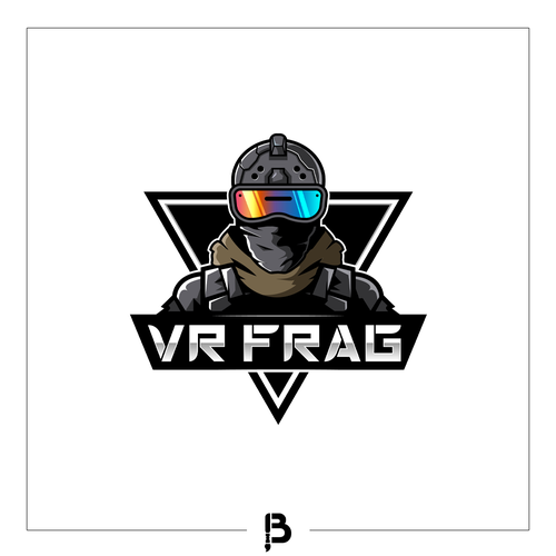 VR shooter played at large space VR arcades is looking for a logo. Design by Butryk