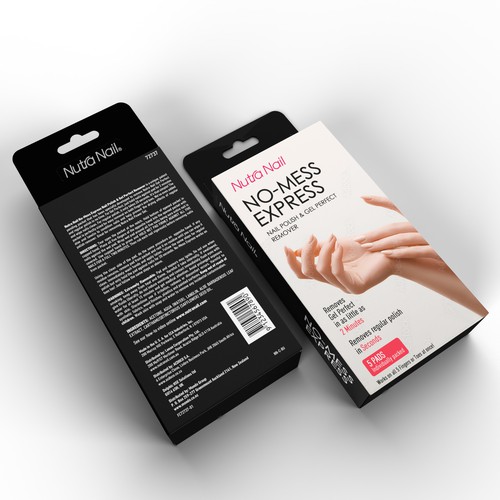 Nutra Nail Gel Remover Design by sougatacreative