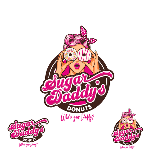 SUGAR DADDY DONUTS LOGO CONTEST Design by Trafalgar Law